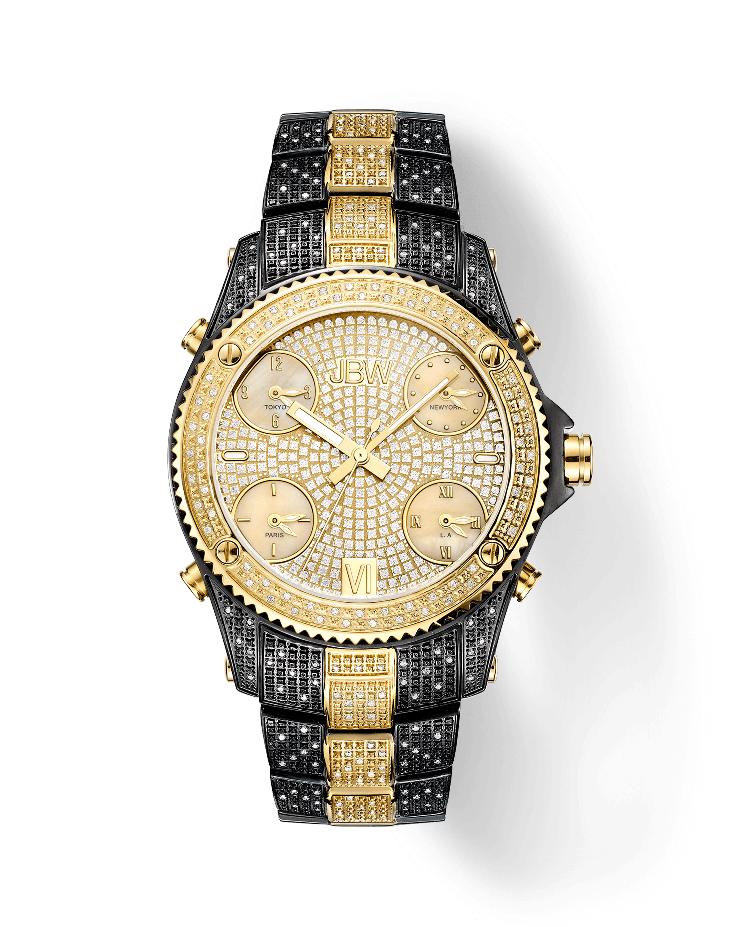 JBW Jet Setter JB-6213-D | Diamond Gold – JBW Black Watches & Watch Men\'s