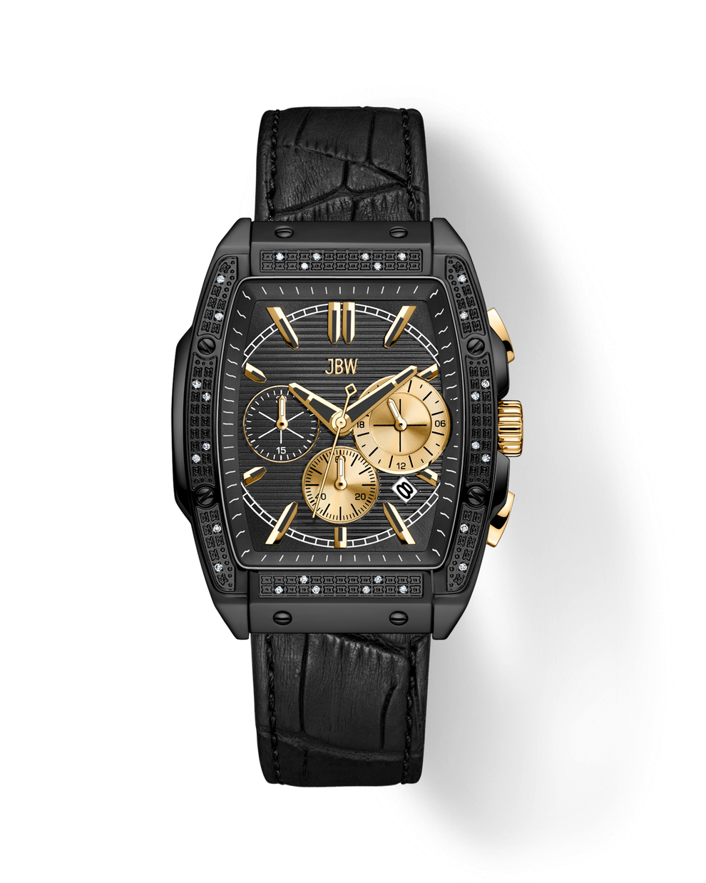 JBW Echelon J6379A | Men's Black Diamond Watch – JBW Watches