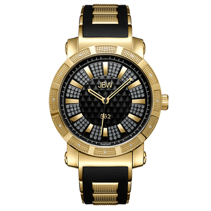 jbw-562-jb-6225-j-gold-black-silicone-diamond-watch-front