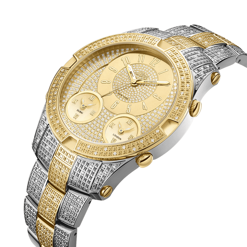JBW Jet Setter III J6348C | Men's Two-Tone Diamond Watch – JBW Watches