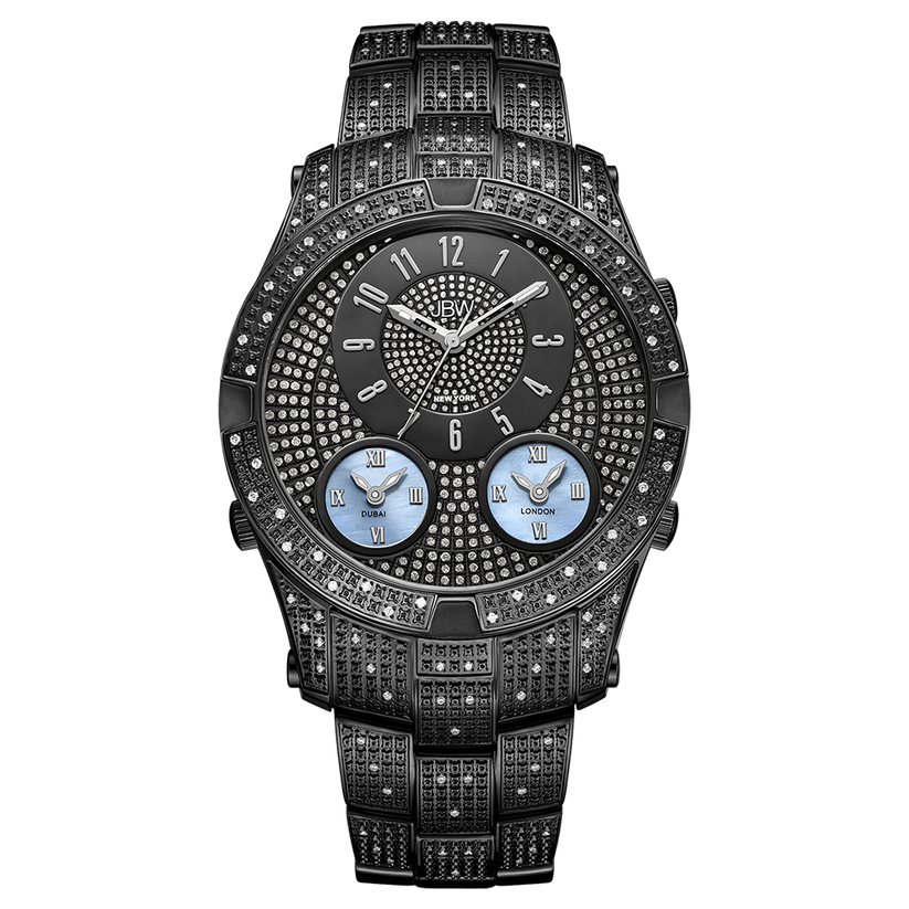 JBW Jet Setter III J6348D | Men's Black Diamond Watch – JBW Watches